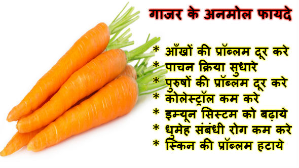 स्वस्थ रहने के लिए खाइये गाजर और जानिए इसके बेमिसाल फायदे